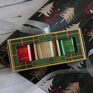 NEW In Holiday Gift Box Homeworx Slatkin & Co. Holiday Christmas Candle Gift Set
